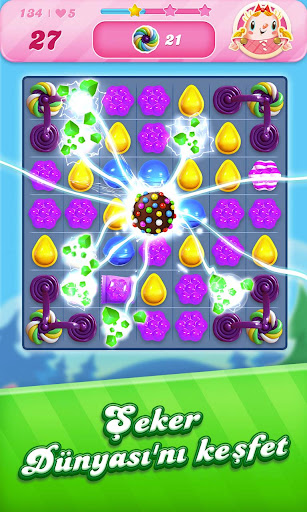 Candy Crush Saga oyunu İncelemesi Ve Tanıtımı Ekran Görüntüsü