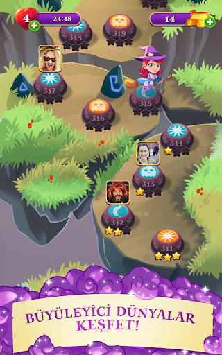 Bubble Witch 3 Saga Oyun İnceleme Ve Tanıtım Ekran Görüntüsü