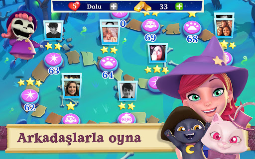 Bubble Witch 2 Saga Oyun İnceleme Ve Tanıtım Ekran Görüntüsü